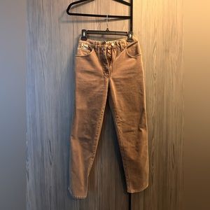 Vintage Brown Taper Leg Jeans